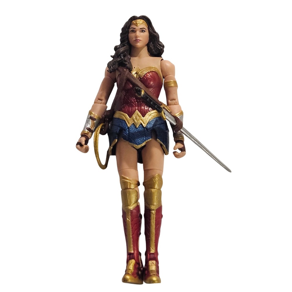 DC Multiverse Wonder Woman Action Figure Justice League Red B Gold Sword Lass
